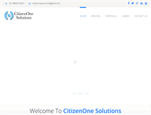 Tablet Screenshot of citizenone.com